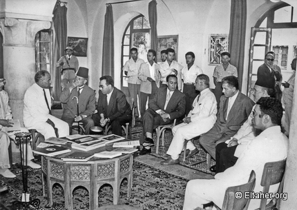 1956 - Eltaher at the Prime Ministers official residence